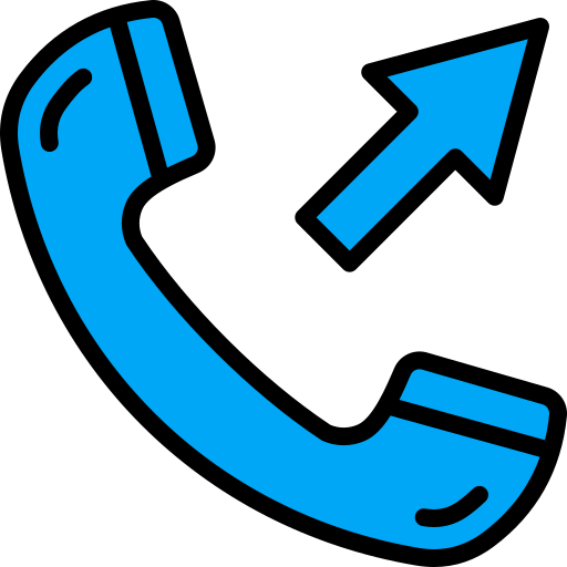 Outcoming call Generic Outline Color icon