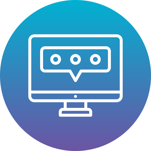 discuter Generic Flat Gradient Icône