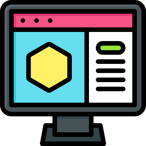 webサイト Generic Outline Color icon