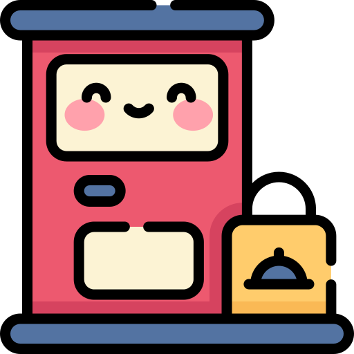 Food delivery Kawaii Lineal color icon