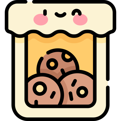 Cookie Kawaii Lineal color icon