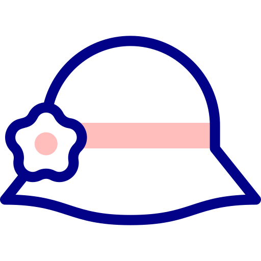 kapelusz pameli Detailed Mixed Lineal color ikona