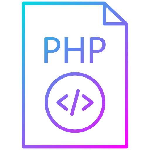 php-document Generic Gradient icoon