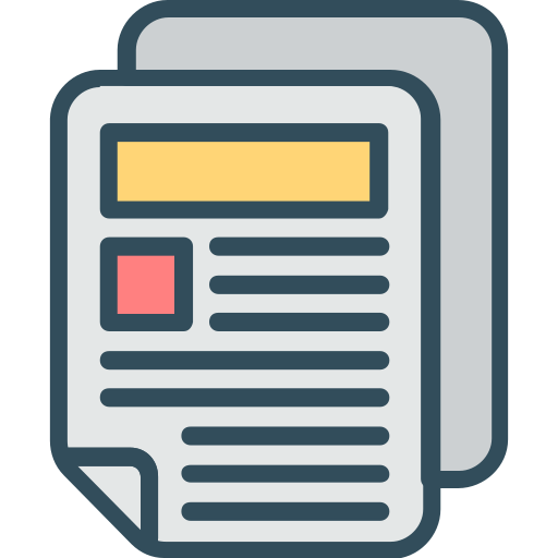 News report Generic Outline Color icon