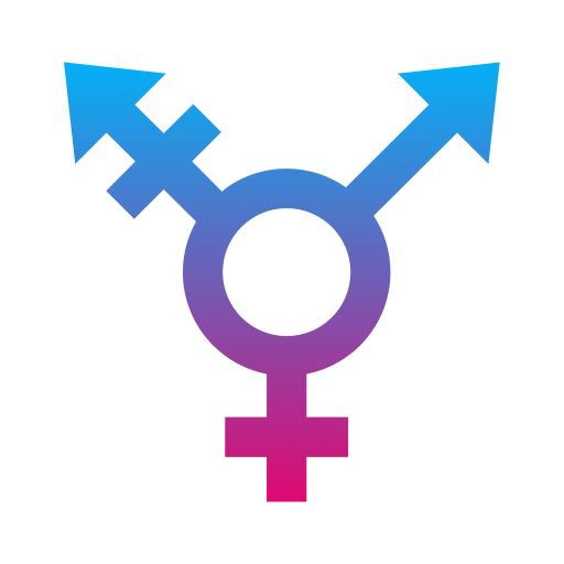 Transgender Generic Gradient icon