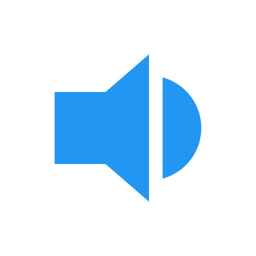 niedrige lautstärke Generic Blue icon