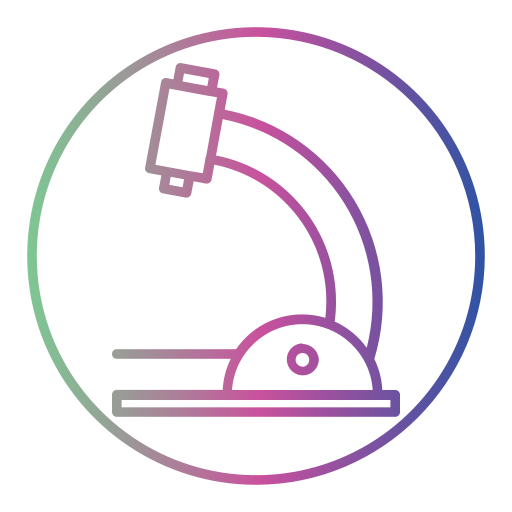 microscopio Generic Gradient icono