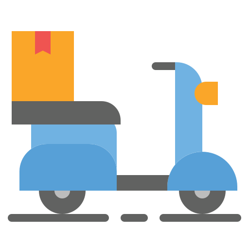 Delivery bike Generic Flat icon