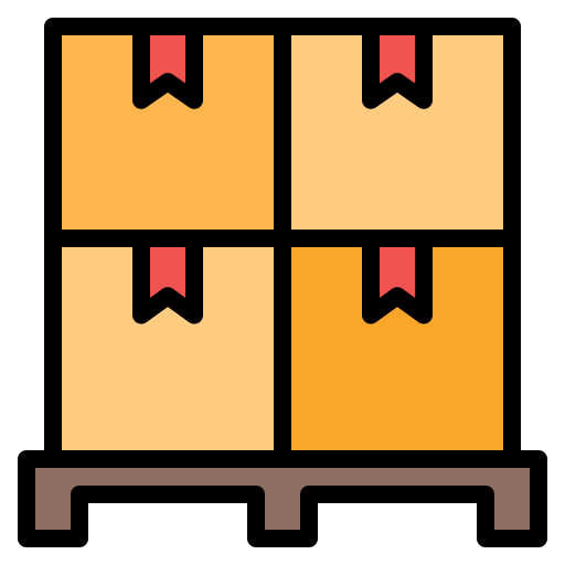 Pallet Generic Outline Color icon
