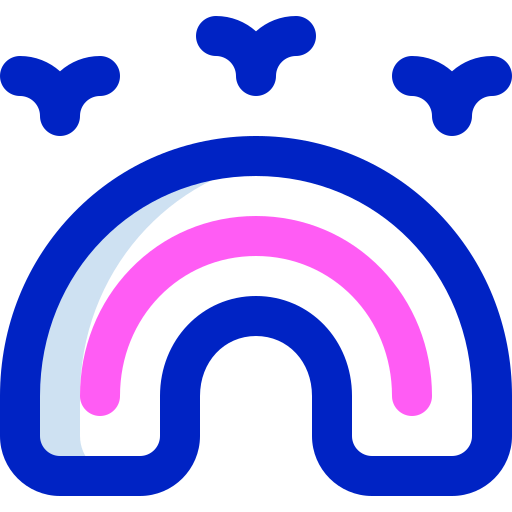 arco iris Super Basic Orbit Color Ícone