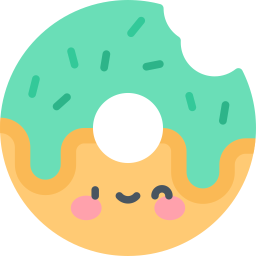 Donut Kawaii Flat icon