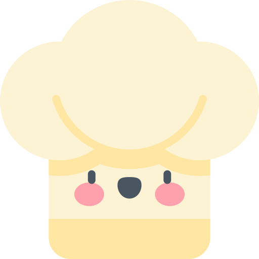 Chef hat Kawaii Flat icon