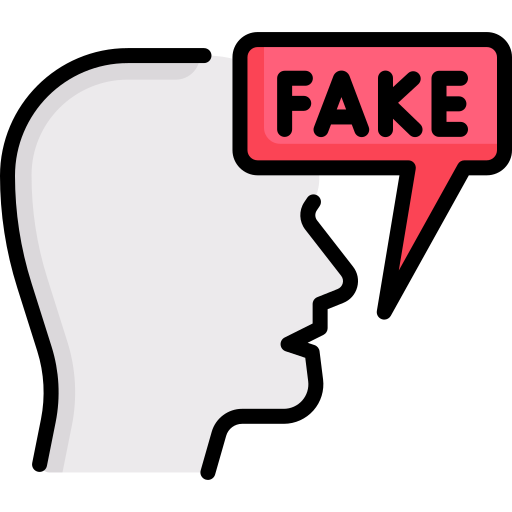 Fake news Special Lineal color icon