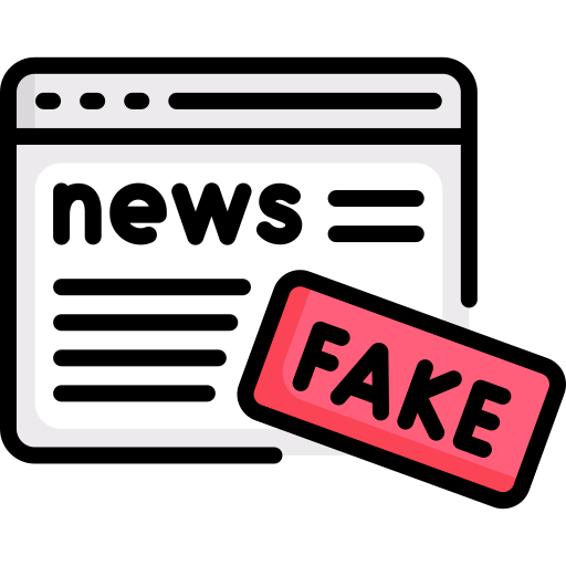 Fake news Special Lineal color icon