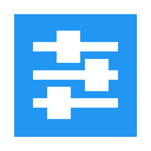 Equalizer Generic Blue icon