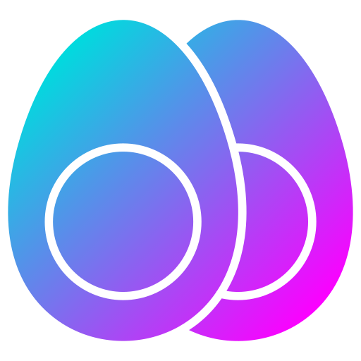 Вареное яйцо Generic Flat Gradient иконка