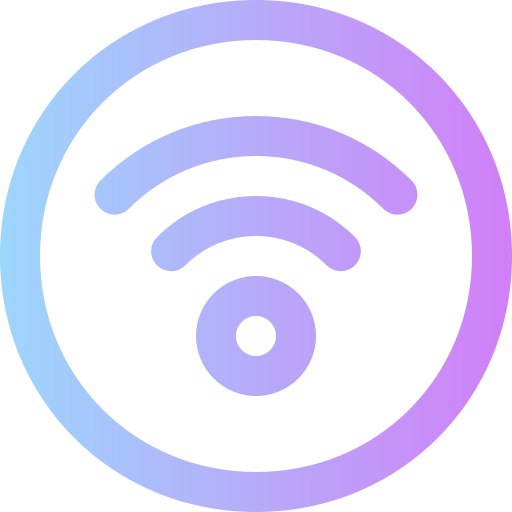 wifi Super Basic Rounded Gradient icona