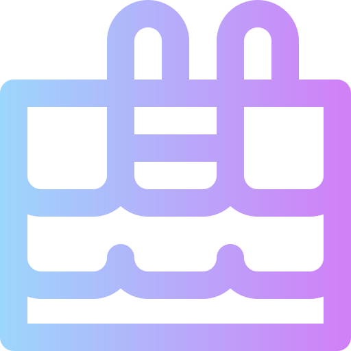 schwimmbad Super Basic Rounded Gradient icon