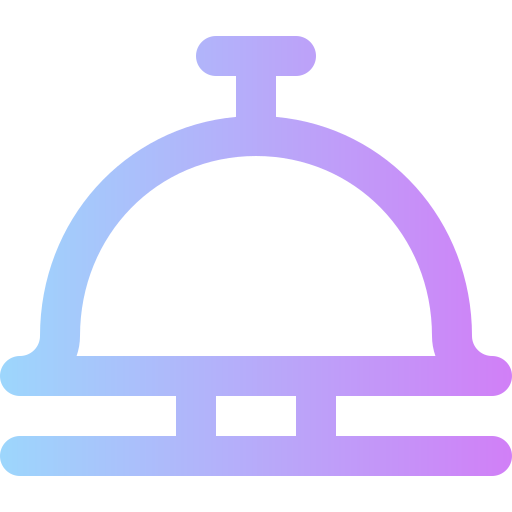 dzwonek recepcyjny Super Basic Rounded Gradient ikona