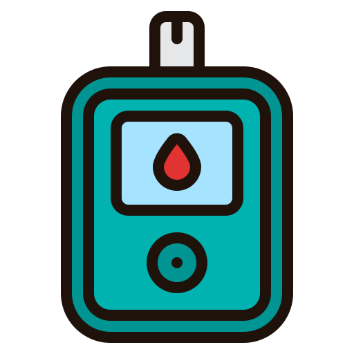 miernik glukozy Generic Outline Color ikona