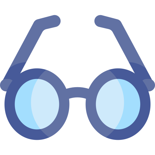 Glasses Kawaii Flat icon