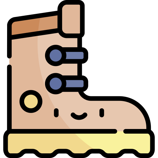 Boot Kawaii Lineal color icon