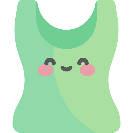 Tank top Kawaii Flat icon