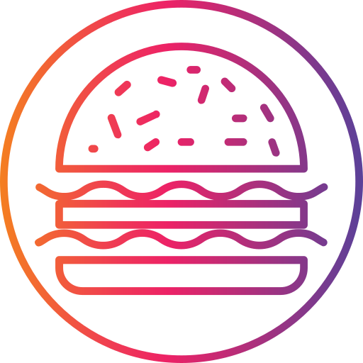 hamburger Generic Gradient Ícone