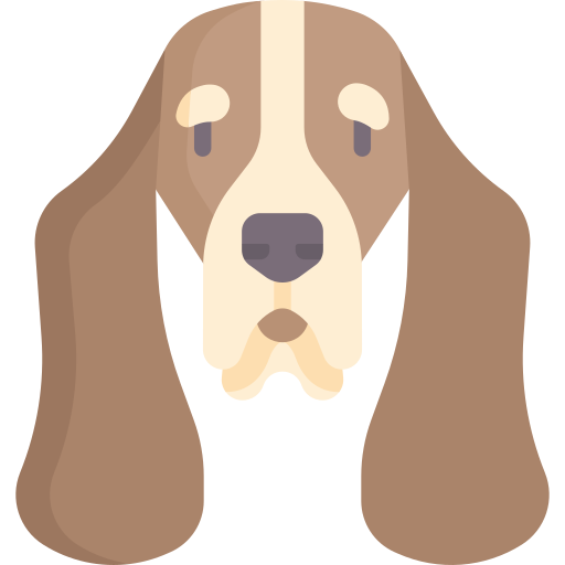 basset-hond Special Flat icoon