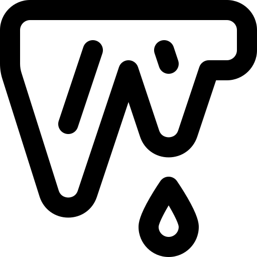 estalactite Super Basic Rounded Lineal Ícone