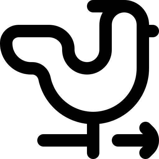 weerhaan Super Basic Orbit Outline icoon