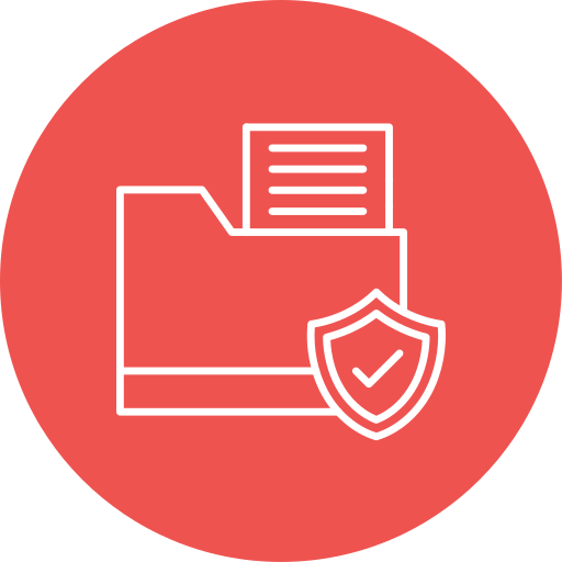 File protection Generic Circular icon