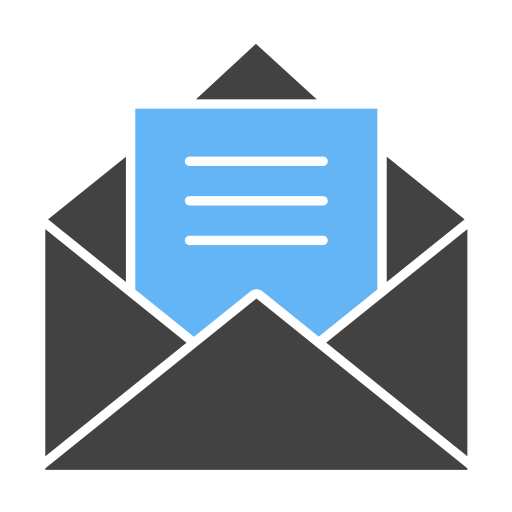 Mail Generic Blue icon