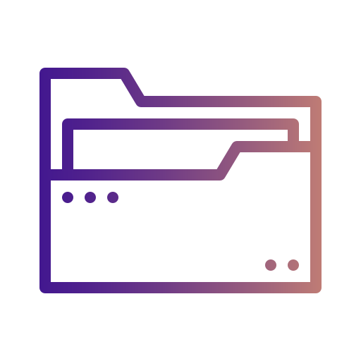 Folder Generic Gradient icon