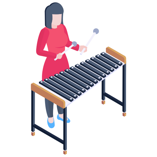 marimba Generic Isometric icoon