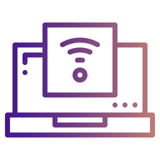 connessione wifi Generic Gradient icona