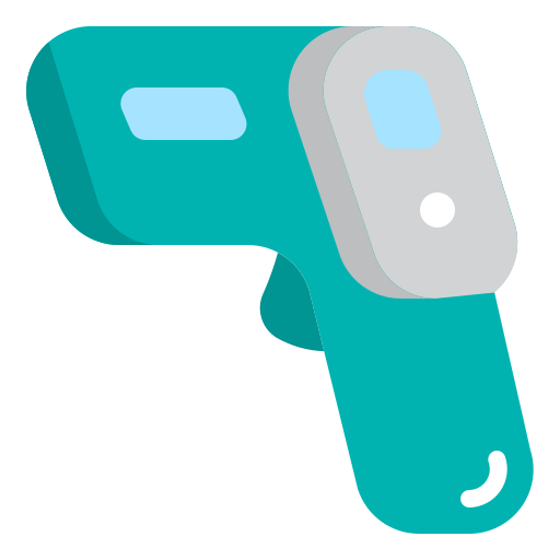 thermometer pistool Generic Flat icoon