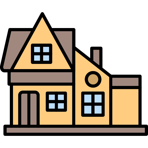 모던 하우스 Generic Outline Color icon