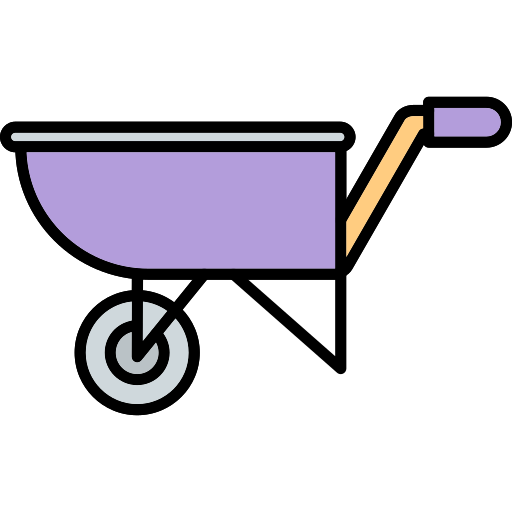 carretilla Generic Outline Color icono