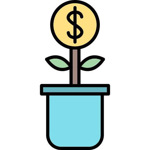 Money tree Generic Outline Color icon