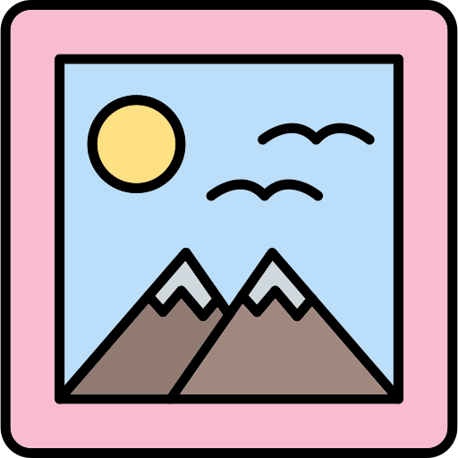 갤러리 Generic Outline Color icon