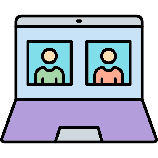 Online meeting Generic Outline Color icon
