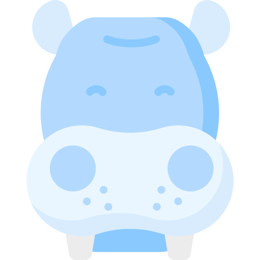 Hippopotamus Special Flat icon