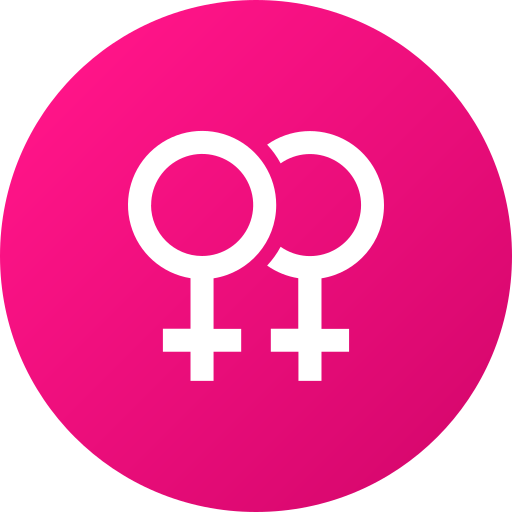 lesbiana Generic Flat Gradient icono