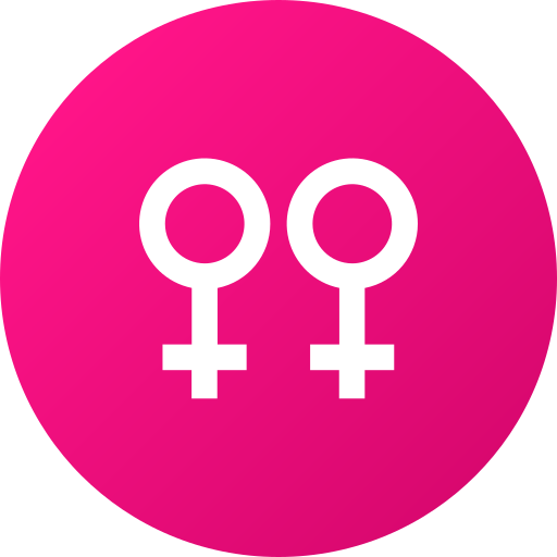 lesbiana Generic Flat Gradient icono