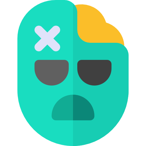 zombie Basic Rounded Flat icoon