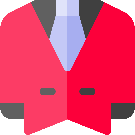スーツ Basic Rounded Flat icon