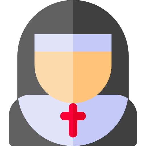 Nun Basic Rounded Flat icon