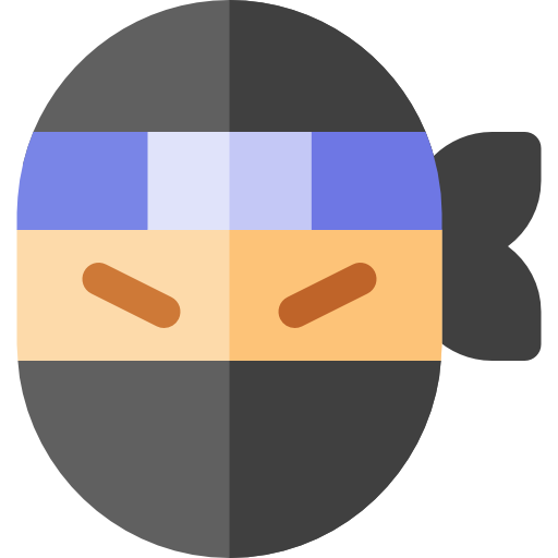 忍者 Basic Rounded Flat icon