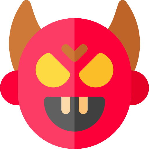 悪魔のマスク Basic Rounded Flat icon